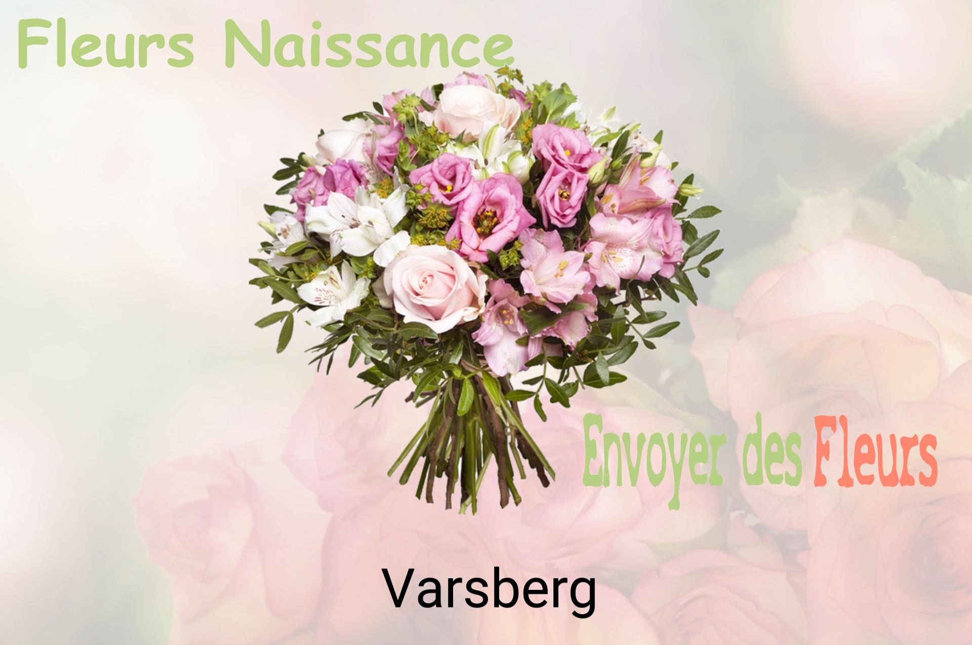 Bouquet de fleurs de naissance livré à Varsberg